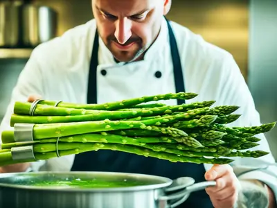 Blanch Asparagus - photo from the RecipePi guide
