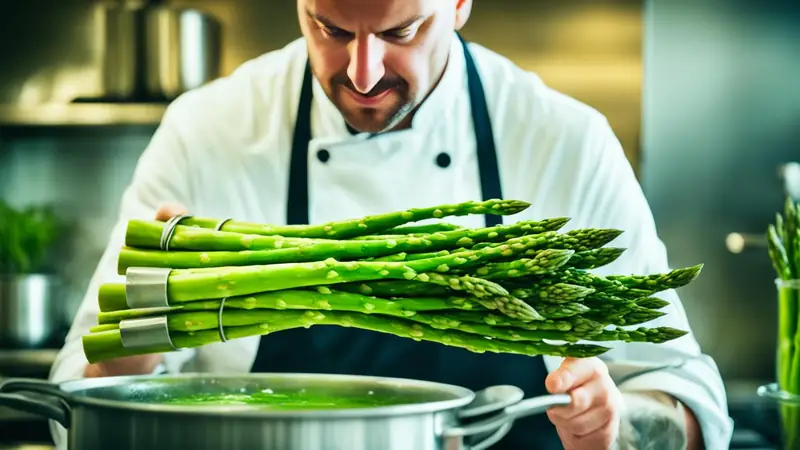 Blanch Asparagus - photo from the RecipePi guide