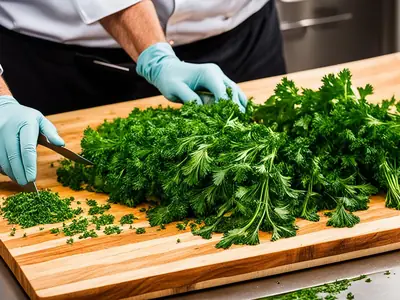 Chop Parsley - photo from the RecipePi guide