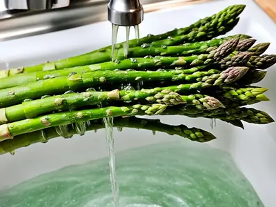 Clean Asparagus - photo from the RecipePi guide