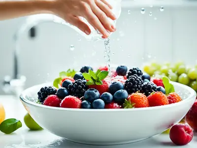 Clean Fruit with Vinegar - photo from the RecipePi guide