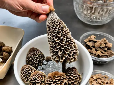 Clean Morel Mushrooms - photo from the RecipePi guide
