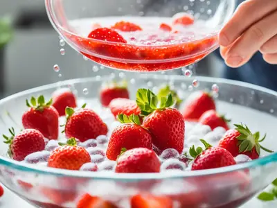 Clean Strawberries with Vinegar - photo from the RecipePi guide
