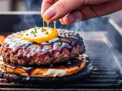 Cook Burgers - photo from the RecipePi guide