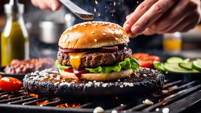 Cook Burgers on the Stove - photo from the RecipePi guide