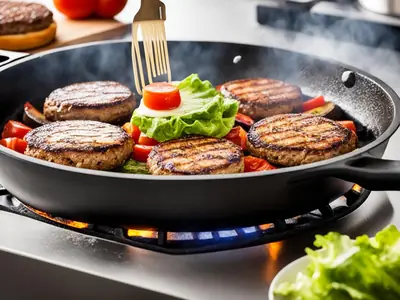 Cook Burgers on the Stove - photo from the RecipePi guide