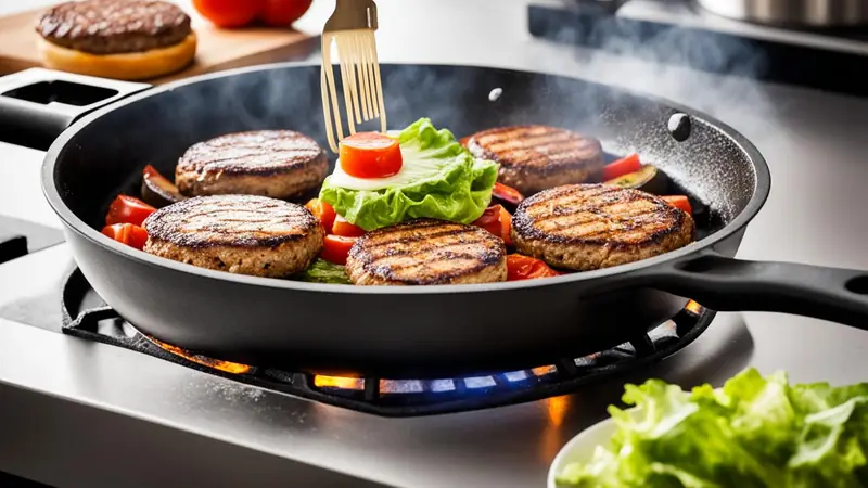 Cook Burgers on the Stove - photo from the RecipePi guide