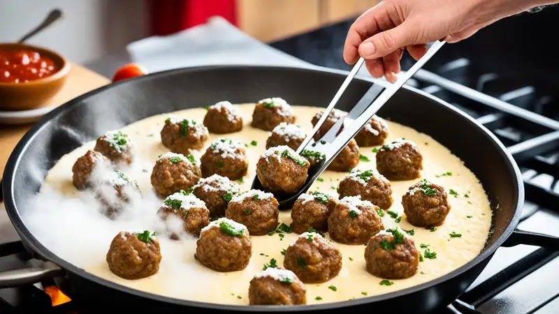 Cook Frozen Meatballs - photo from the RecipePi guide