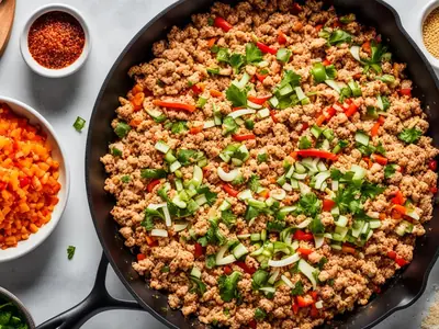 Cook Ground Chicken - photo from the RecipePi guide