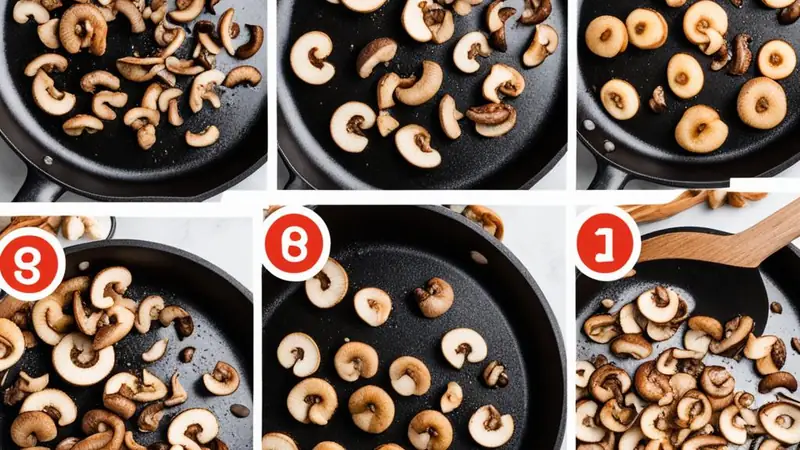 Cook Shiitake Mushrooms - photo from the RecipePi guide