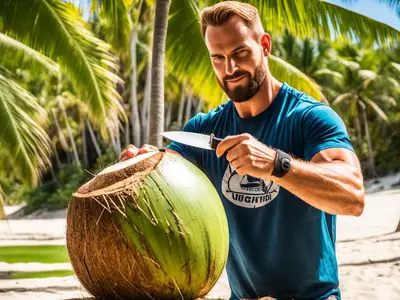 Cut a Coconut - photo from the RecipePi guide