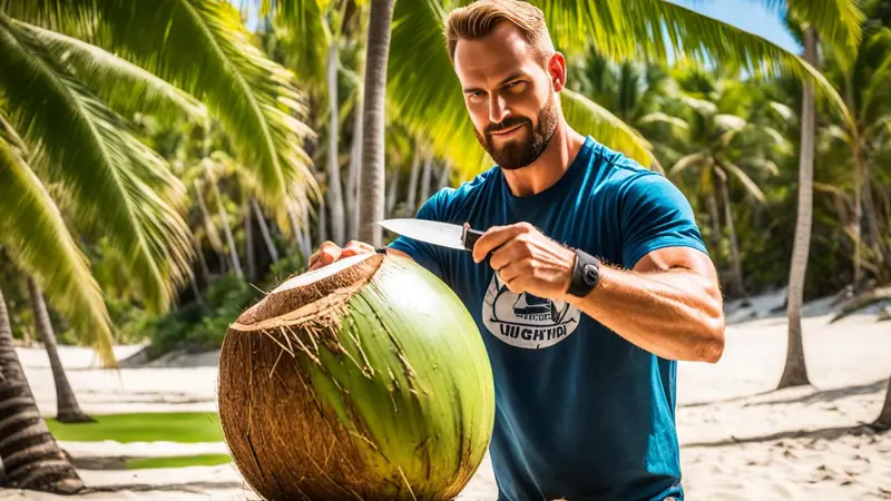 Cut a Coconut - photo from the RecipePi guide