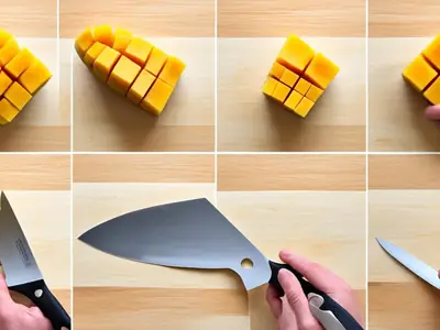 Cut a Mango Hack - photo from the RecipePi guide