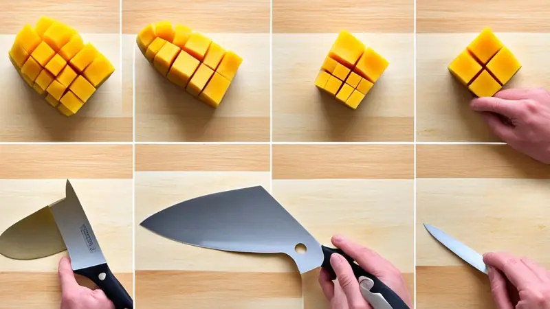 Cut a Mango Hack - photo from the RecipePi guide