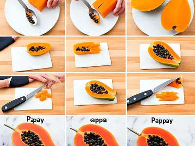 Cut a Papaya - photo from the RecipePi guide