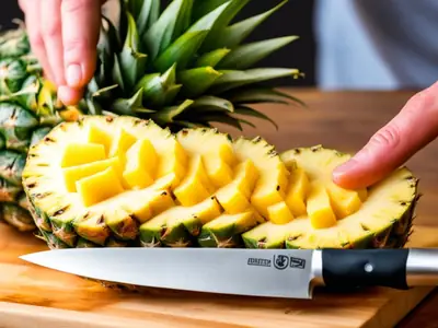 Cut a Pineapple Hack - photo from the RecipePi guide