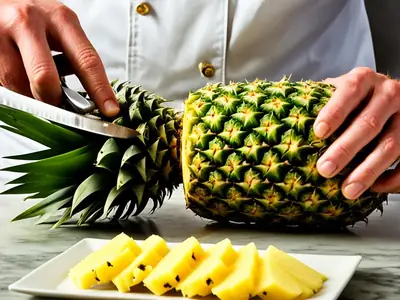 Cut a Pineapple Hack - photo from the RecipePi guide