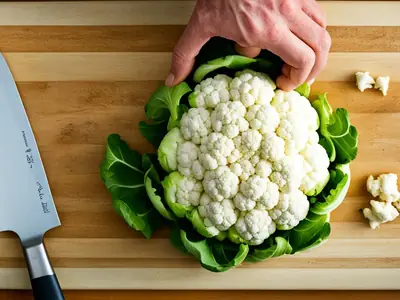 Cut Cauliflower - photo from the RecipePi guide