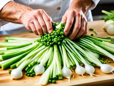 Cut Green Onions - photo from the RecipePi guide