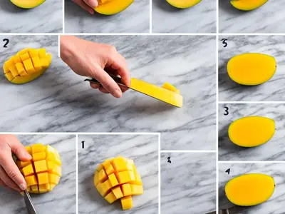 Cut Mango - photo from the RecipePi guide