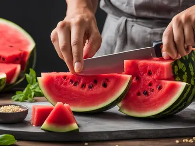 Cut Up a Watermelon - photo from the RecipePi guide