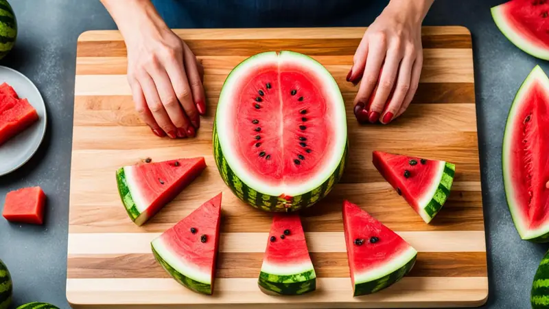 Cut Watermelon in Cubes - photo from the RecipePi guide