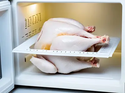 Defrost Chicken in Microwave - photo from the RecipePi guide