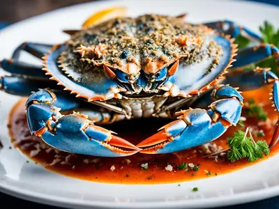 Eat Blue Crab - photo from the RecipePi guide