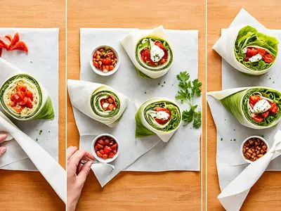 Fold a Wrap - photo from the RecipePi guide