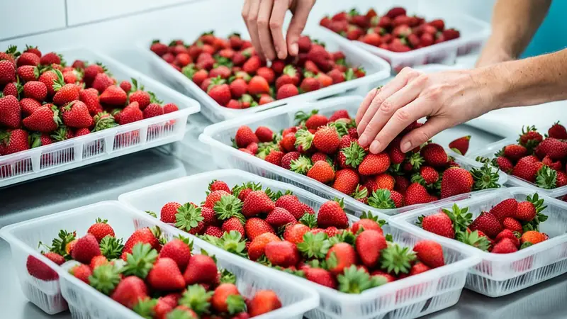 Freeze Fresh Strawberries - photo from the RecipePi guide