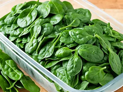 Freeze Spinach - photo from the RecipePi guide