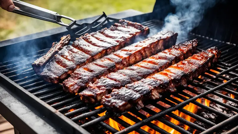 Grill Ribs on Charcoal - photo from the RecipePi guide