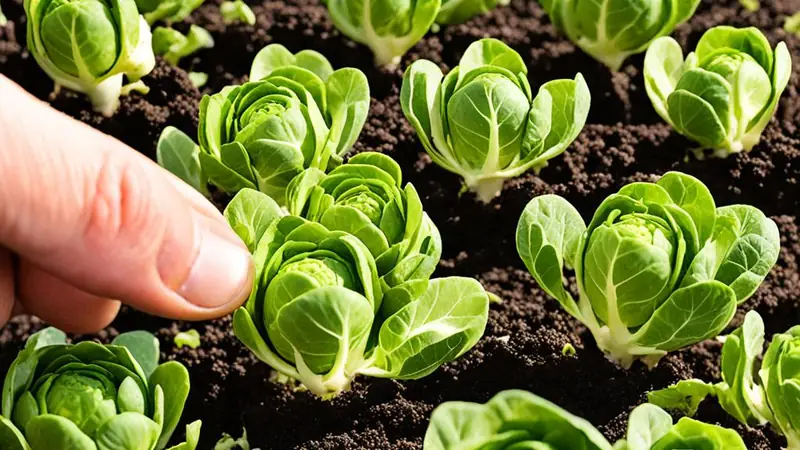Grow Brussel Sprouts - photo from the RecipePi guide