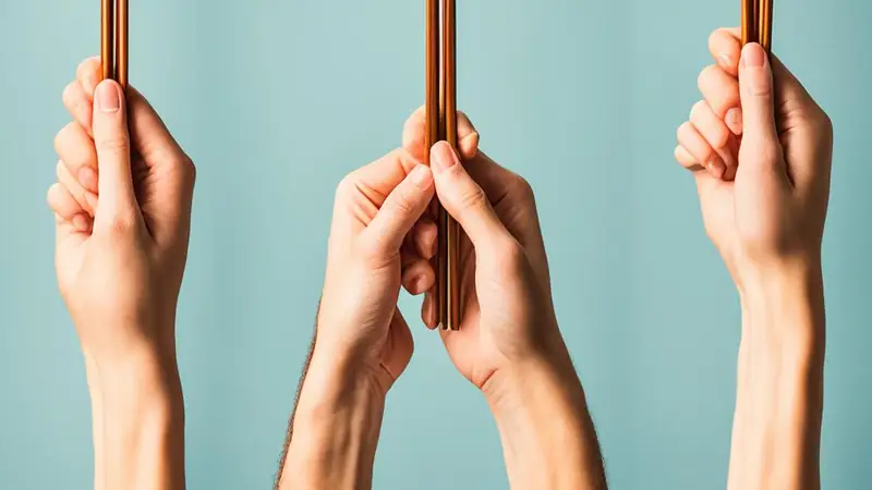 Hold Chopsticks - photo from the RecipePi guide