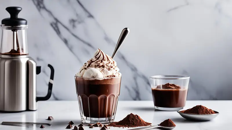 Make a Chocolate Milkshake - photo from the RecipePi guide