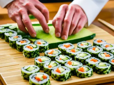 Make California Rolls - photo from the RecipePi guide