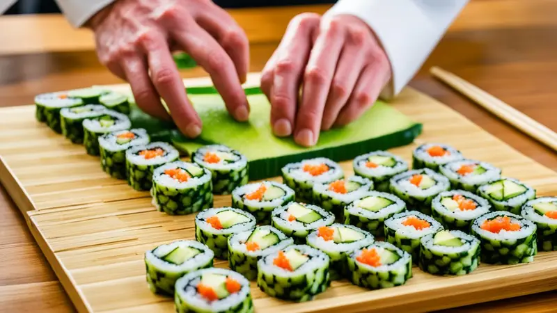 Make California Rolls - photo from the RecipePi guide