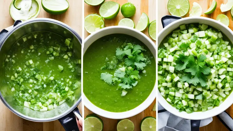 Make Green Salsa - photo from the RecipePi guide