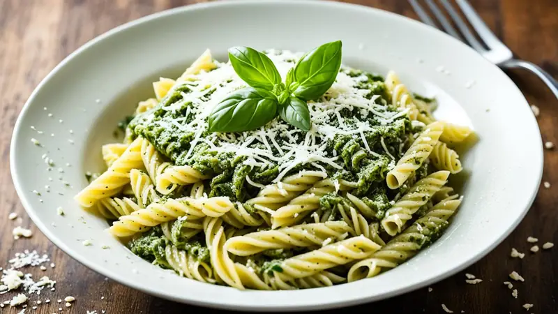 Make Pesto Pasta - photo from the RecipePi guide