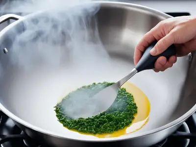 Make Stainless Steel Non Stick - photo from the RecipePi guide