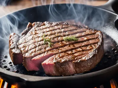 Pan Sear Steak - photo from the RecipePi guide