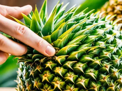 Pick a Ripe Pineapple - photo from the RecipePi guide