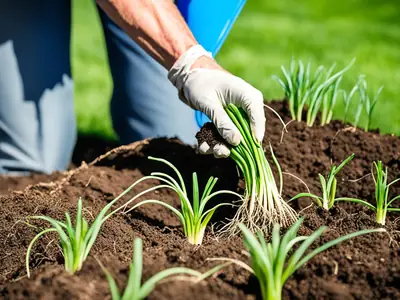 Plant Green Onions - photo from the RecipePi guide