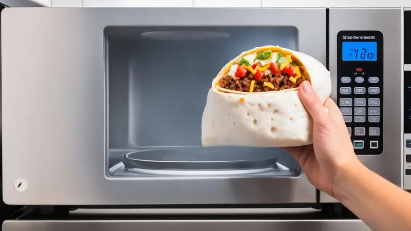Reheat a Burrito - photo from the RecipePi guide