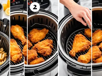 Reheat Fried Chicken in Air Fryer - photo from the RecipePi guide