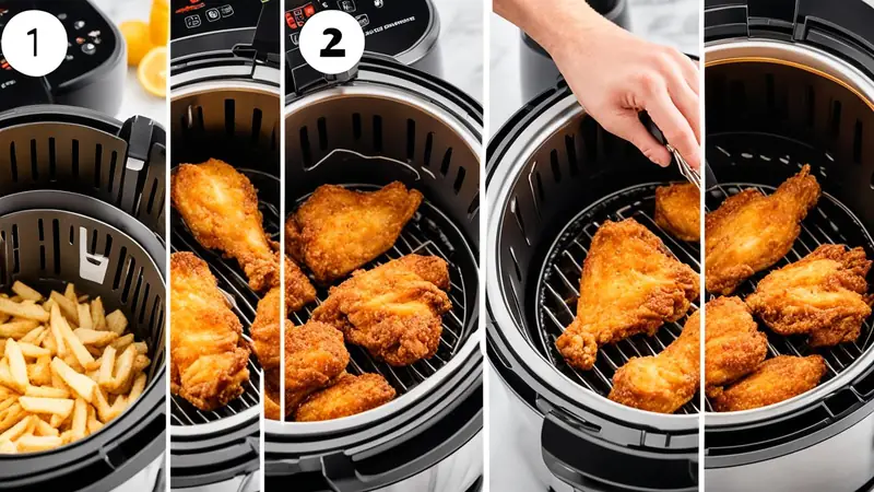 Reheat Fried Chicken in Air Fryer - photo from the RecipePi guide