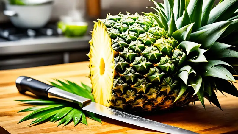 Slice a Pineapple - photo from the RecipePi guide