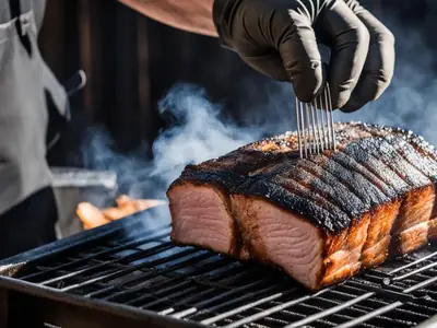 Smoke Pork Belly - photo from the RecipePi guide