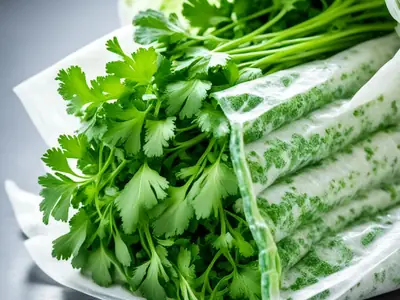 Store Cilantro - photo from the RecipePi guide