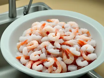 Thaw Shrimp - photo from the RecipePi guide